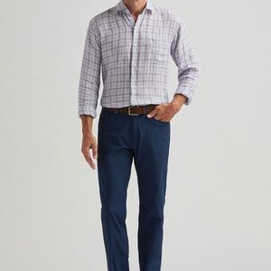 PETER MILLAR CROWN SPORT RALEIGH PERFORMANCE GOLF TROUSERS PANT IN NAVY 40x32